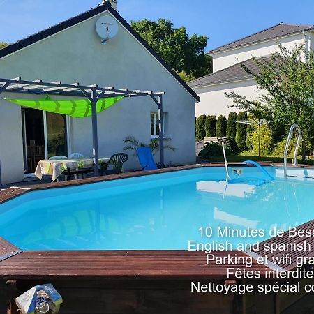 2 Vraies Chambres Privees Au Calme Dans Villa De Campagne Plain-Pied 105M2 Avec Piscine A Montfaucon Montfaucon  Eksteriør billede